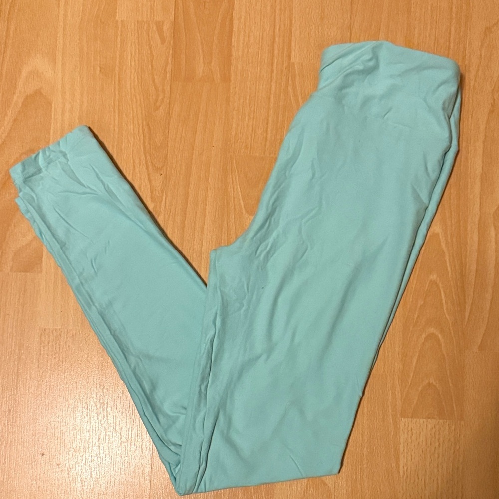 LuLaRoe Women's Aqua Leggings
